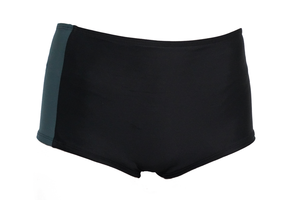 The Tankini Set | Black and Charcoal