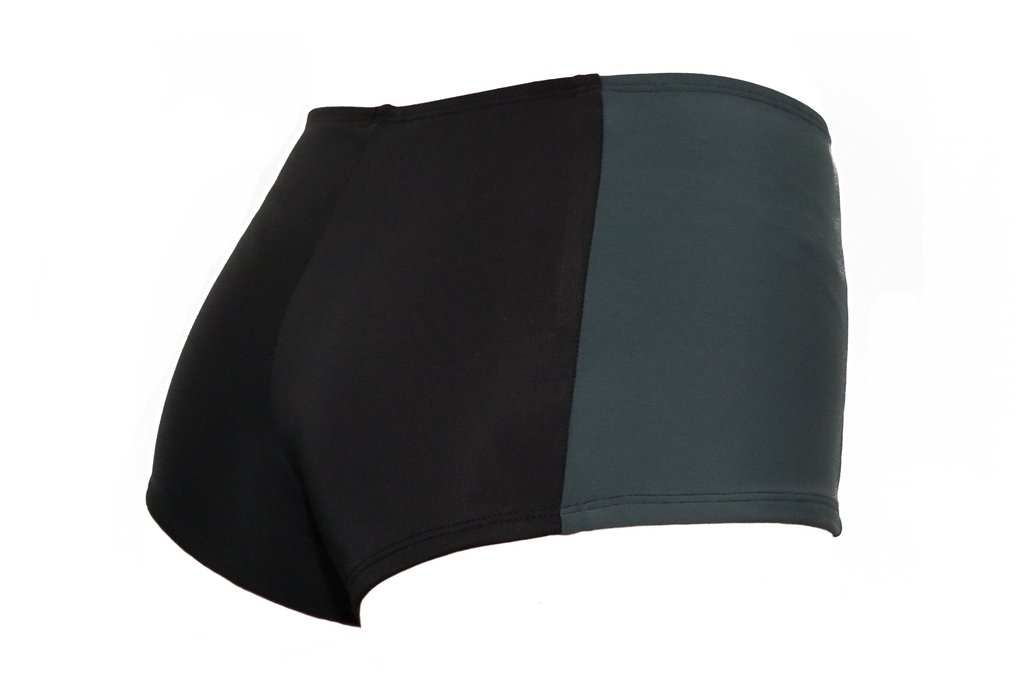 The Tankini Set | Black and Charcoal