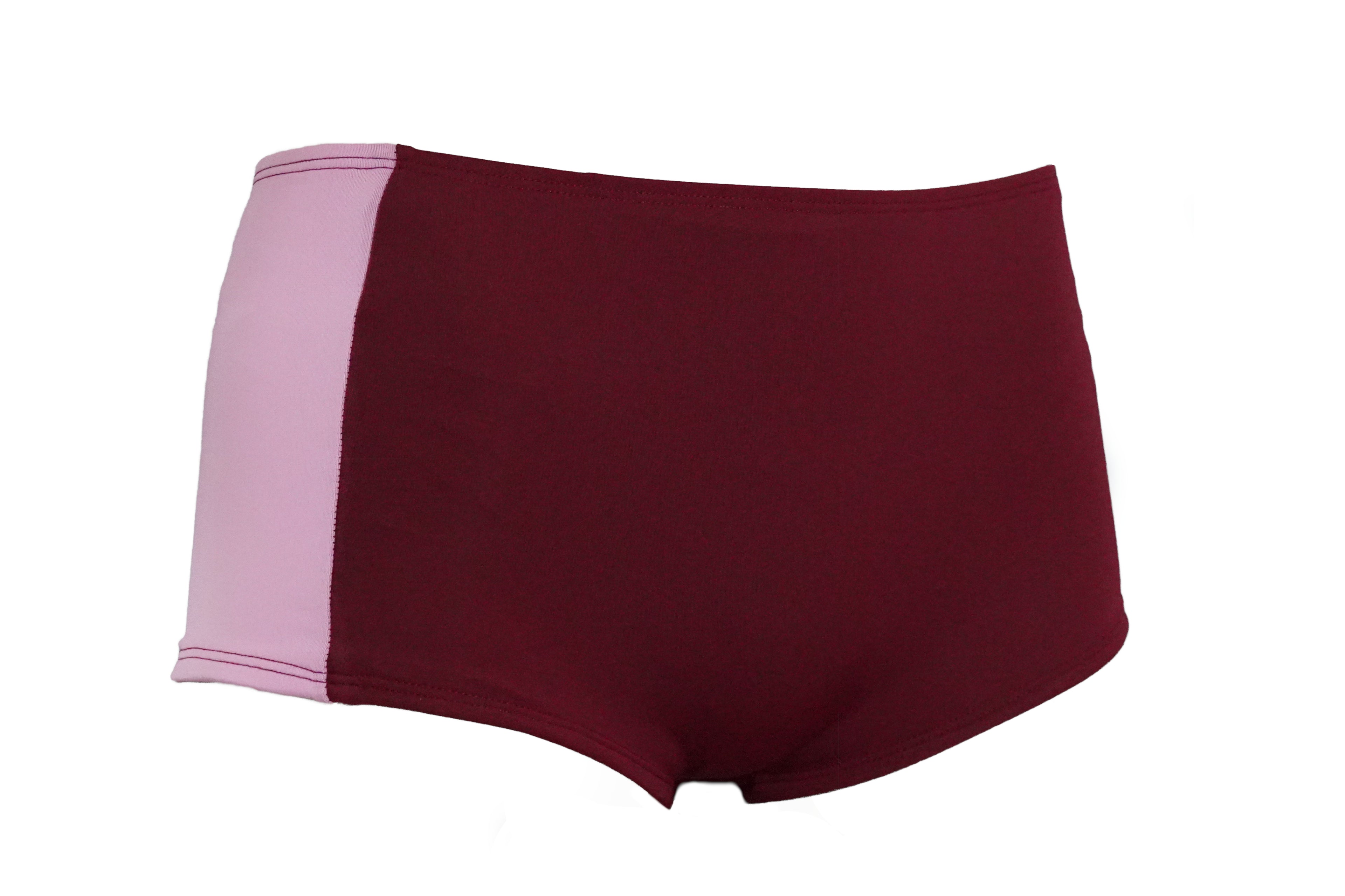 The Tankini Set | Maroon and Pink