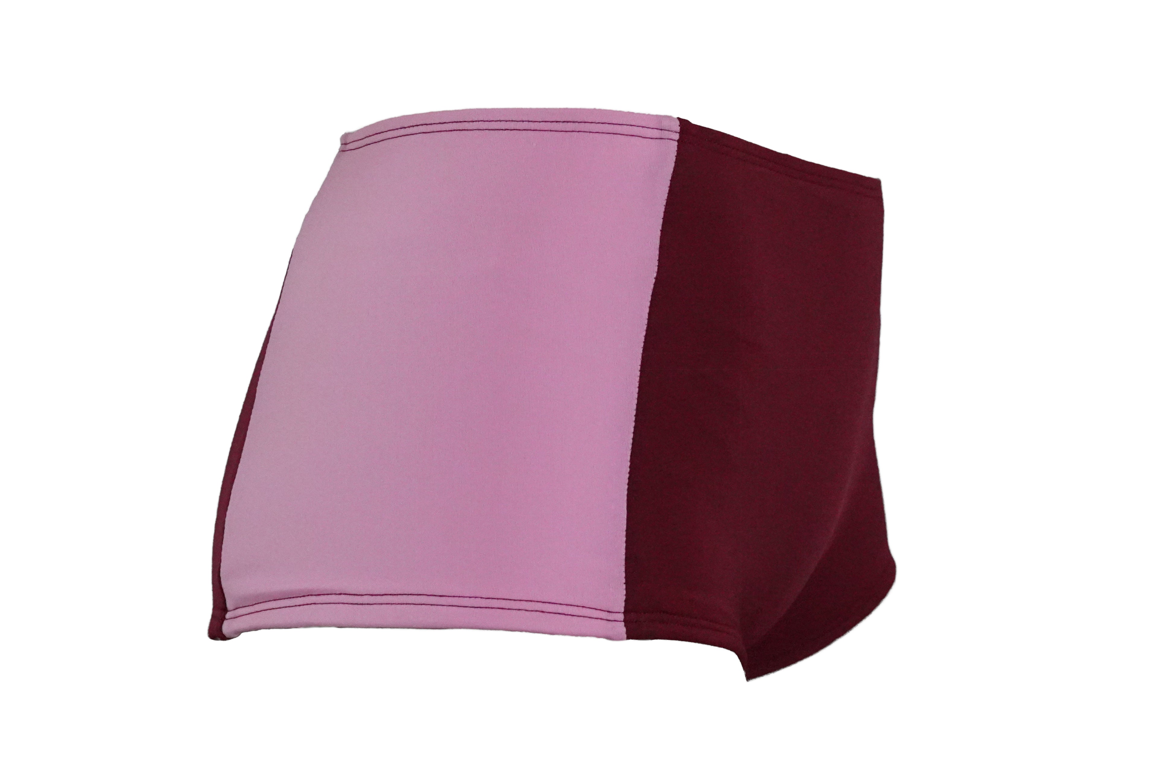 The Tankini Set | Maroon and Pink